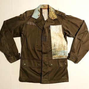 RARE Swarm for Anthropolgie Cargo Military jacket